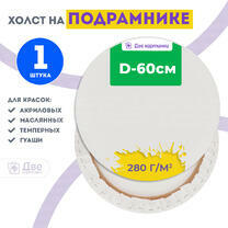 Без бренда «Холст Две картинки круглый 60 см на подрамнике» во Владикавказе в интернет-магазине  Без бренда «Холст Две картинки круглый 60 см на подрамнике» во Владикавказе