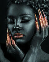 Без бренда «Портрет с золотыми ногтями» во Владикавказе 