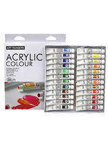 Без бренда «Коробка 24 шт.: Акриловые краски «Две картинки» 24 шт. по 12 мл, проф. пигмент» во Владикавказе 