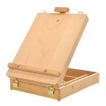 Без бренда «Коробка 6 шт.: Мольберт Две картинки этюдный ящик, настольный, хлопушка 55 см» во Владикавказе 