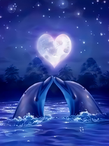 Без бренда «Дельфины под луной вида сердца (20шт)» во Владикавказе 