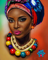 Без бренда «Портрет яркой женщины» во Владикавказе  в интернет-магазине  Без бренда «Портрет яркой женщины» во Владикавказе