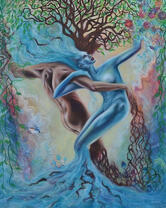 Сплетение стихий - вода и дерево