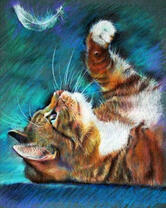 Без бренда «Котенок играет пером» во Владикавказе в интернет-магазине  Без бренда «Котенок играет пером» во Владикавказе