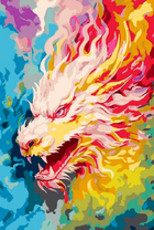 Без бренда «Разноцветный огненный дракон» во Владикавказе в интернет-магазине  Без бренда «Разноцветный огненный дракон» во Владикавказе