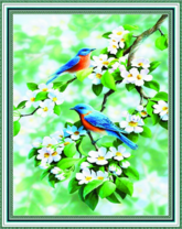 Без бренда «Две птички на цветущей яблоне» во Владикавказе в интернет-магазине  Без бренда «Две птички на цветущей яблоне» во Владикавказе