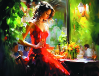 Без бренда «Милая девушка с бокалом шампанского» во Владикавказе 