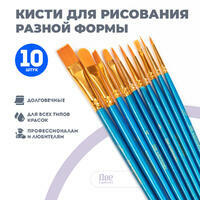 Без бренда «Коробка 250 шт.: Кисти для рисования набор (10 шт)» во Владикавказе в интернет-магазине Без бренда «Коробка 250 шт.: Кисти для рисования набор (10 шт)» во Владикавказе