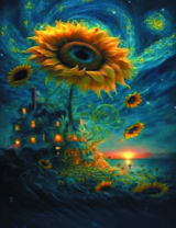 Без бренда «Фэнтези сюжет с подсолнухом» во Владикавказе в интернет-магазине  Без бренда «Фэнтези сюжет с подсолнухом» во Владикавказе