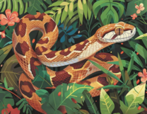 Без бренда «Маисовый полоз в зеленой листве» во Владикавказе 