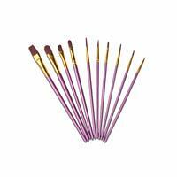 Без бренда «Кисти для рисования набор (10 шт) сиреневые» во Владикавказе в интернет-магазине Без бренда «Кисти для рисования набор (10 шт) сиреневые» во Владикавказе